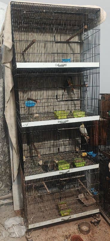 4 layer new cage for birds 0