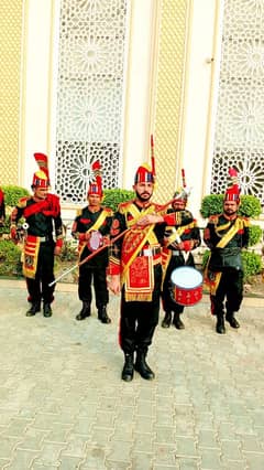 Fauji Band Party/Dhol for mendi & barat event/Pipe band/foji band baj