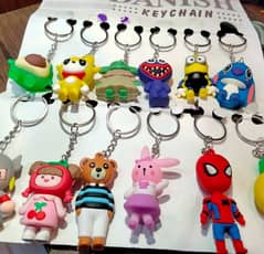 PRIMEFAIR 3D Double Sided Rubber Keychain