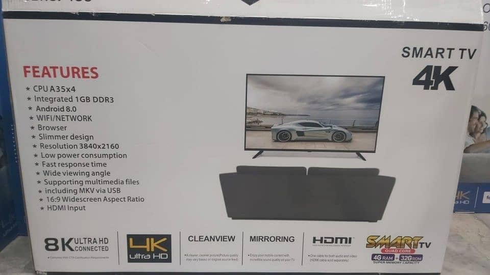 55 4k LED TV 50 inch Box NEw Model 2025 Bumper offer 4