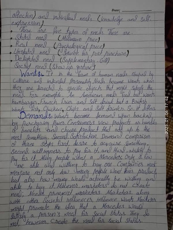 hand writing assignment work 2