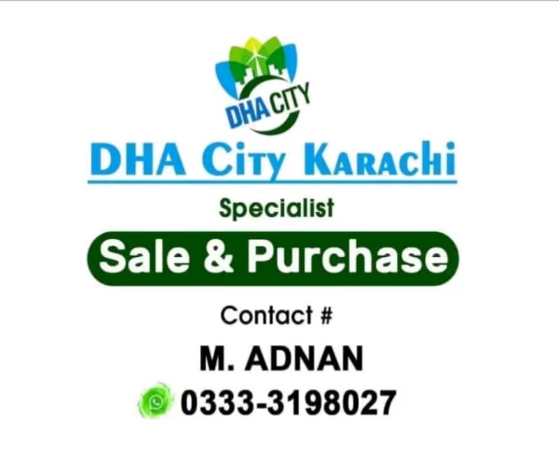 DHA City Karachi plots sale & purchase 0