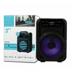 Portable Rechargeable Wireless Bluetooth Speaker With FM Radio USB &