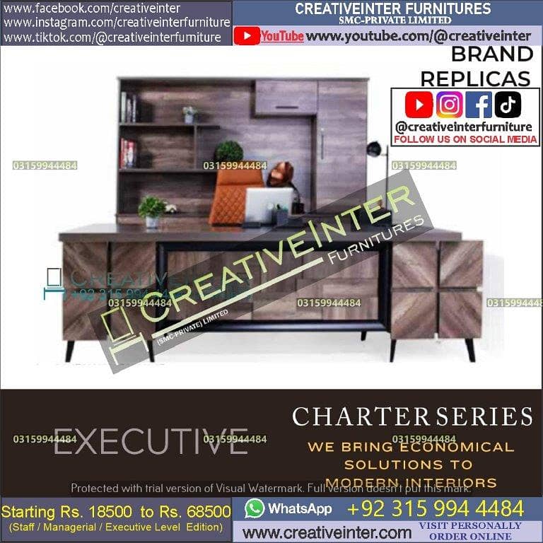 Executive Table CEO Table Manger desk Workstation Office Sofa Study 14