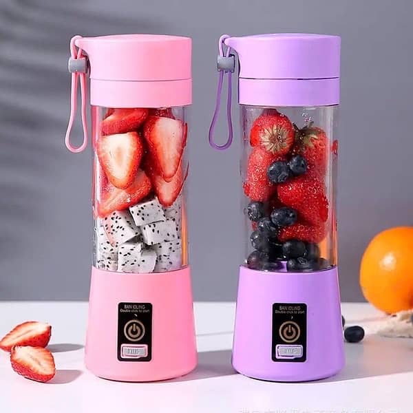 Mini Rechargabe Electric Juicer Blender , 380ml 1