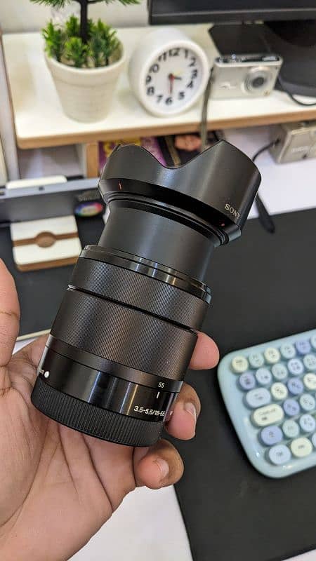 Sony E-mount 18-55 Lens apsc like New(imagine stabilization) 4