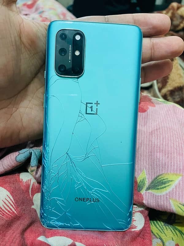 oneplus 8t single line in screen and back damage 1