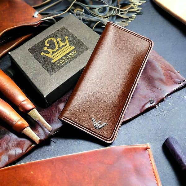 Stylish Pu Leather Wallet For Men With Free Delivery 1