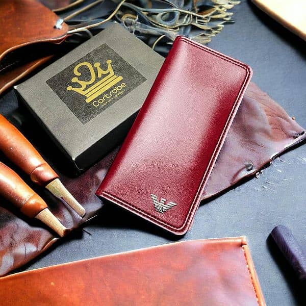 Stylish Pu Leather Wallet For Men With Free Delivery 2