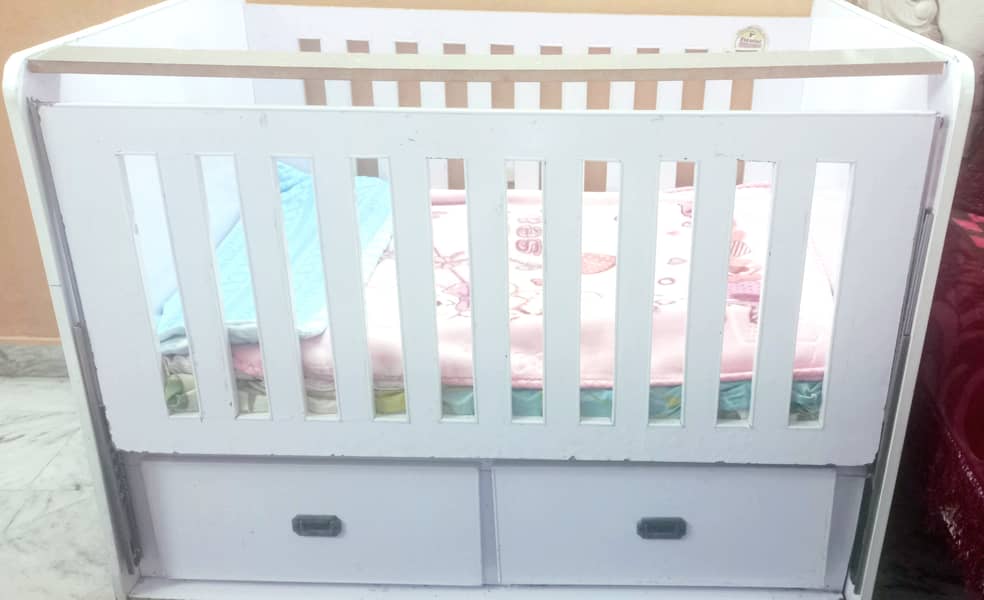 BABY WOODEN CRIB AND COT 1