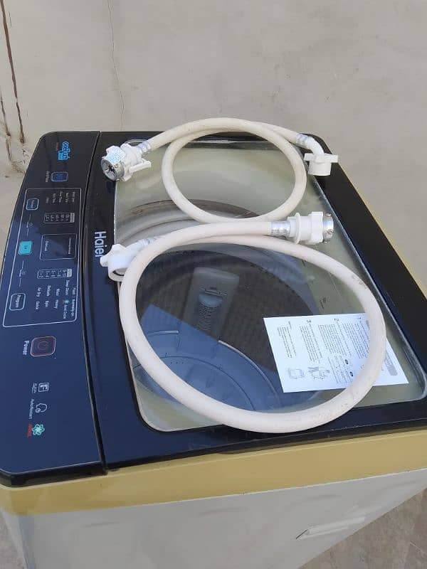 Haier automatic 10 kg washing machine 4