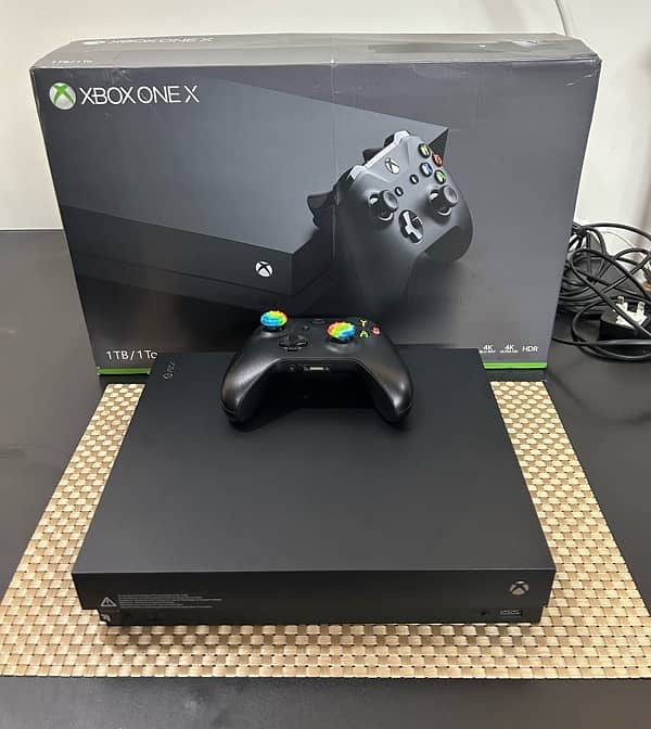 Xbox One X 1TB with Two Controllers 1