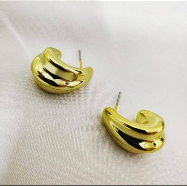 gold plated and silver plated earinings 0