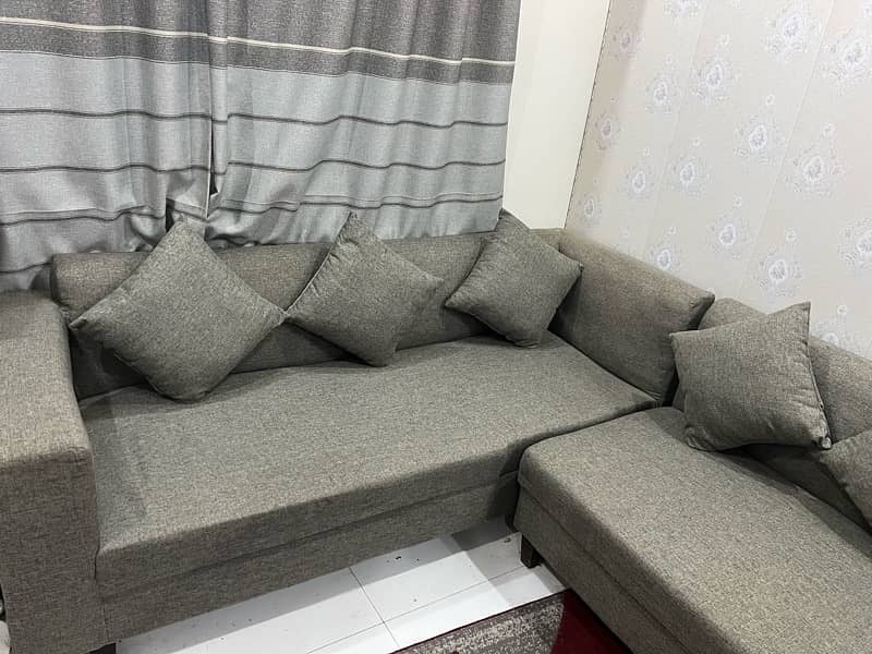 5 seater L shape sofa 1