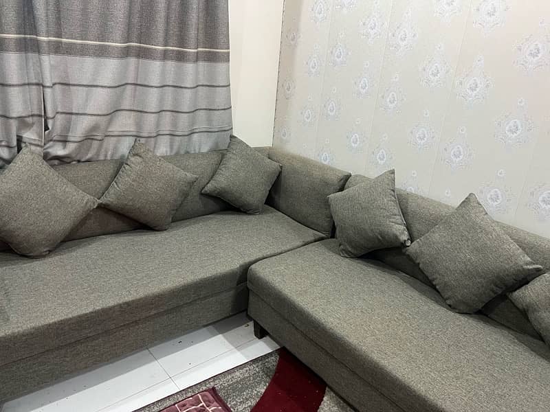 5 seater L shape sofa 2