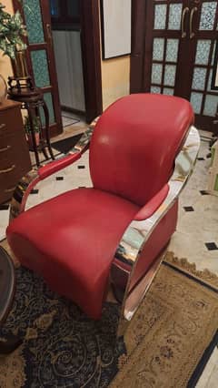 Original Red Leather Steel Sofa Chairs