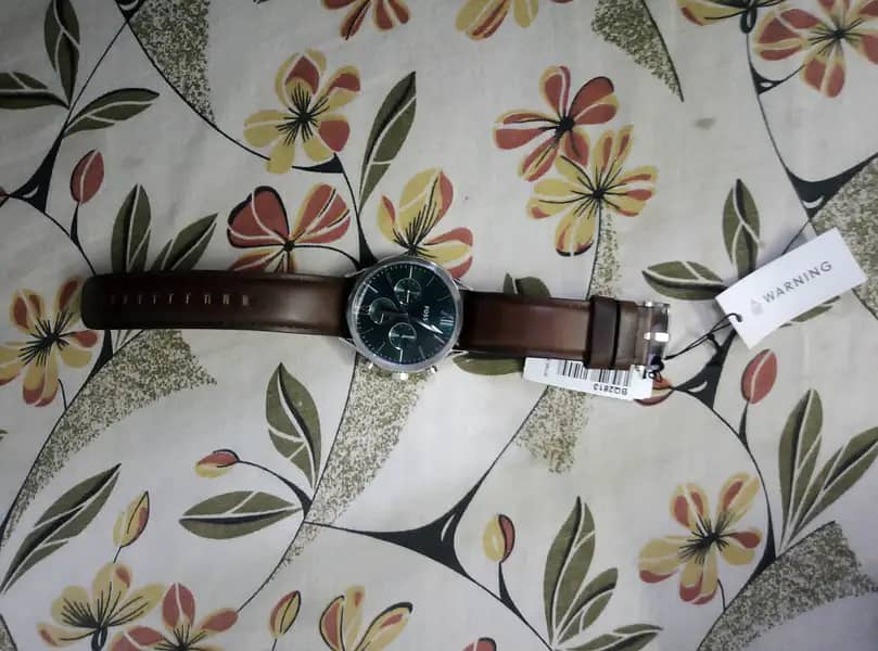 FOSSIL - Fenmore Multifunction Brown Leather Watch, Canada Imported 9