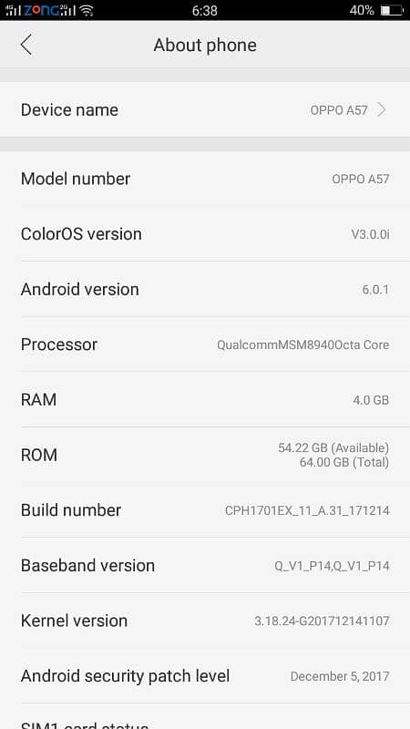 4GB RAM, 64GB ROM 2