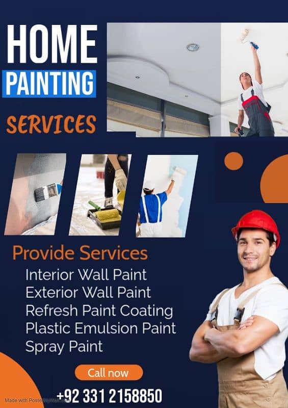 Maintenance/ Paint Work | Polish | Ceiling | Rock Wall | Tails Work 0