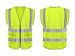 Safety Vest High Visibility Fire Fighting  Roadside Workers Equipment 3