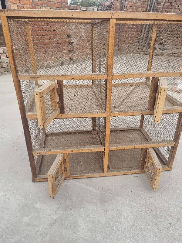 3x3 feet wooden cages 1