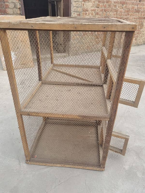 3x3 feet wooden cages 2