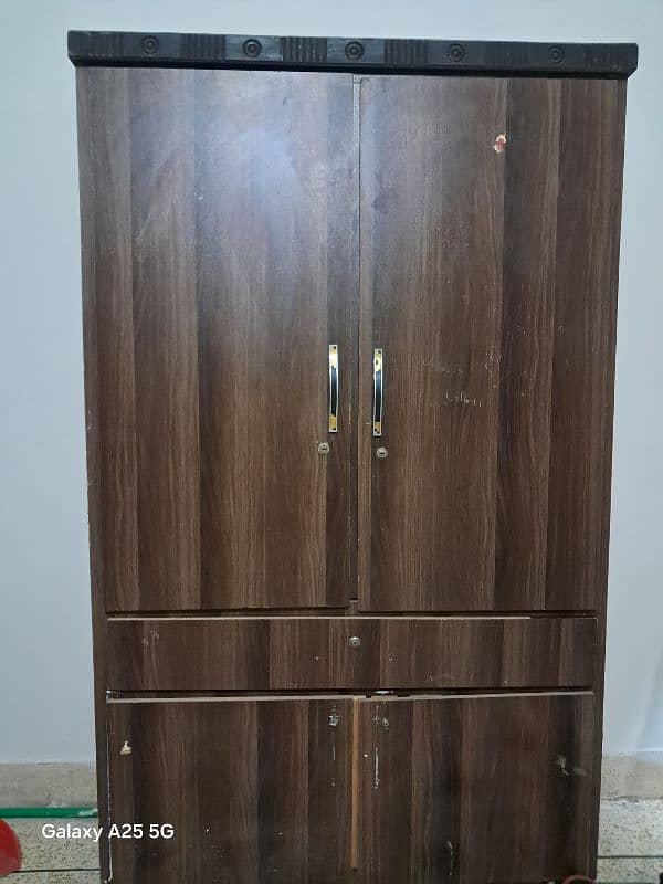 wooden cupboard with many space 0