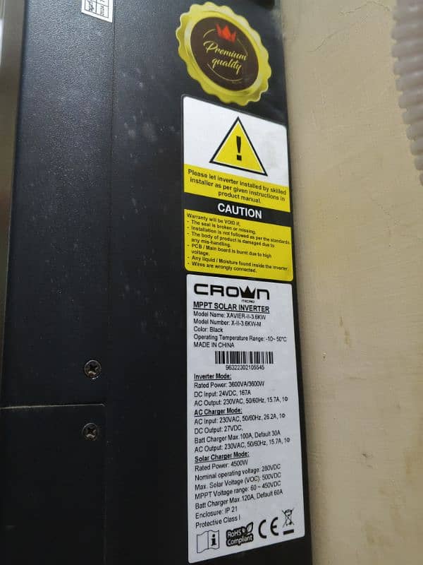 crown inverter 3.6 3