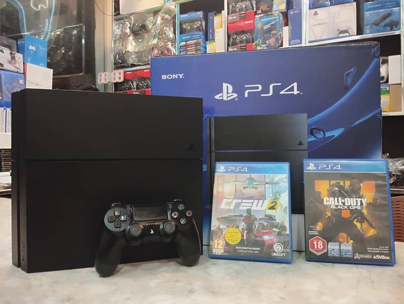 PlayStation 4 fat online with [500GB hard or 1 Wireless Controller] 1