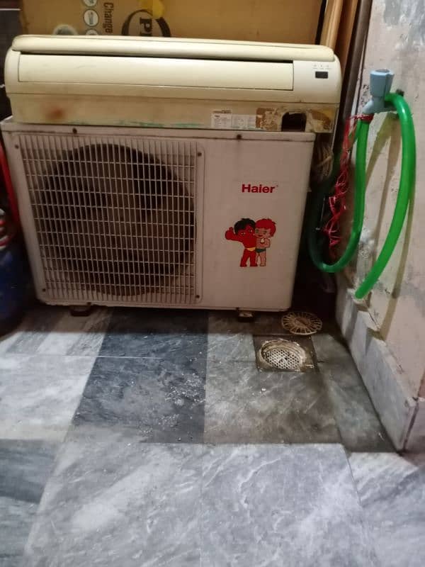 Haier 1 ton Sada AC gass nahi hai leekage nahi hai 0