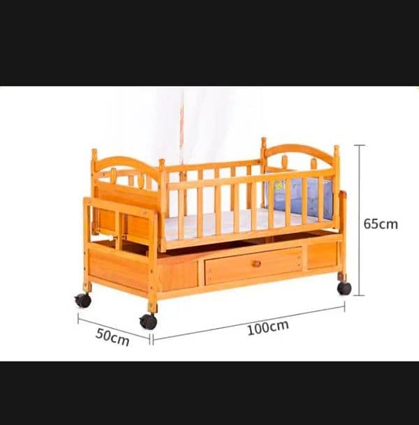 Baby Cot (Wooden) 3