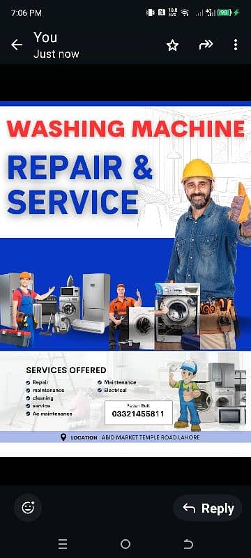 Automatic washing machine Reparing and Service 0