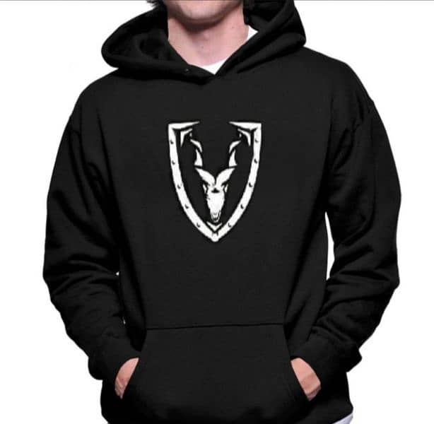 Men's Printed Fleece Hoodie 1