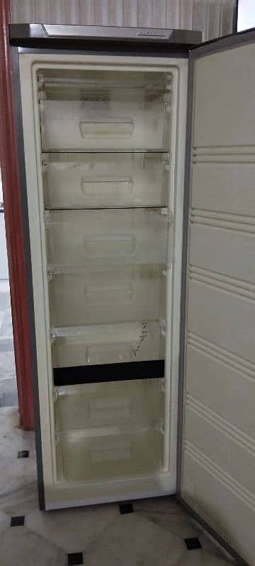 vertical No frost inverter freezer rarely used in genuine condition. 4