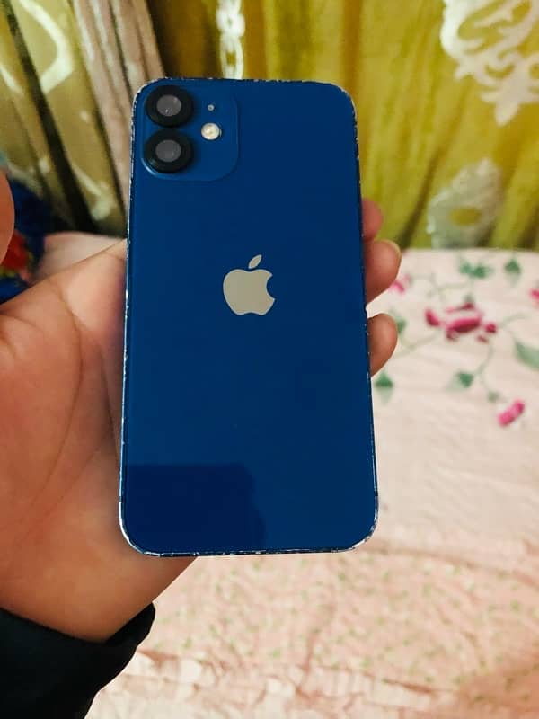 iphone 12mini blue colour condition 10/9.3   storege 128GB urgent sale 1