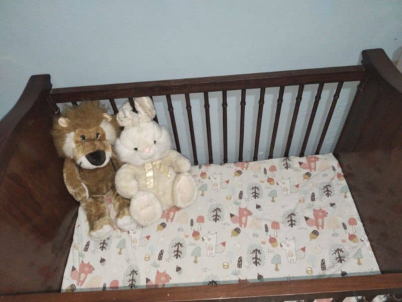 wooden Baby Cot 1