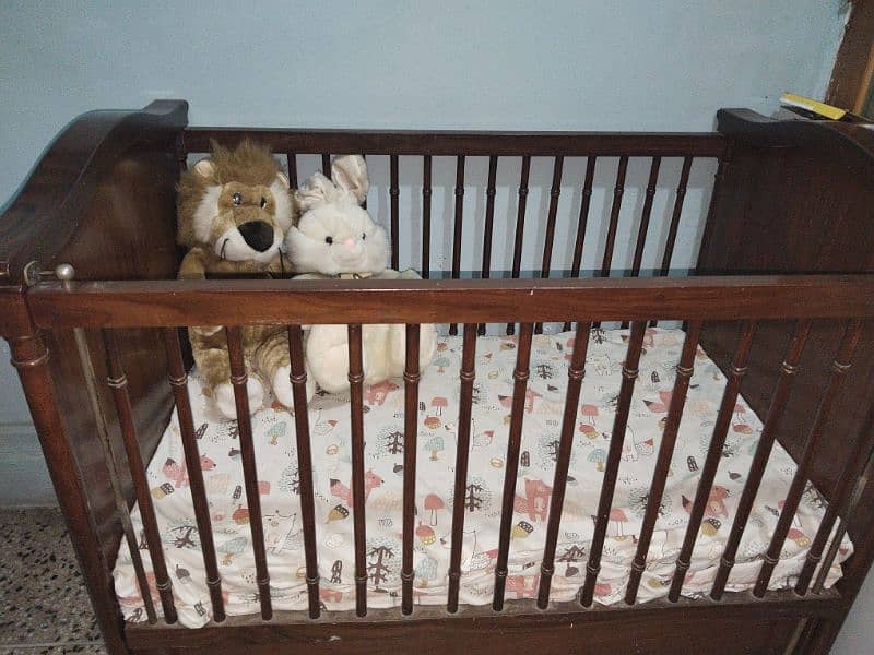 wooden Baby Cot 3