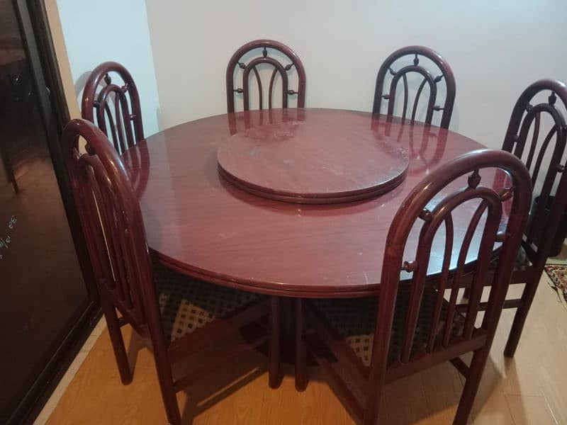 Bedroom Set and Dining table with chair for sale 1