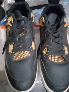 Nike Jordan Black And Gold Edition