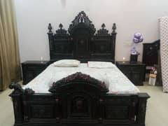 Wooden bed