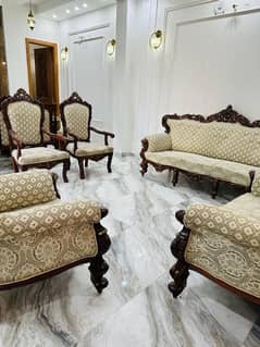 Pure Wooden Sofa Set & Dining Set