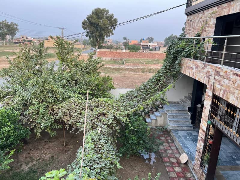 1 Kanal Double Story House For sale in Chinar Bagh Raiwind Road Lahore LDA Approved Shaheen Block 18