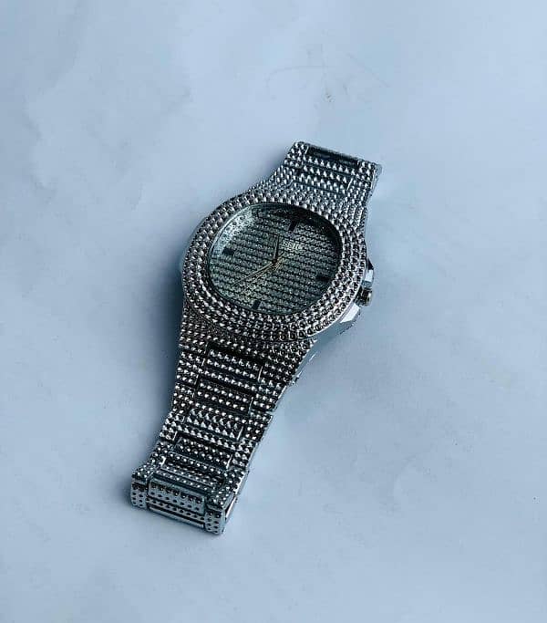 Roman Diamond watch - Golden & Silver 2