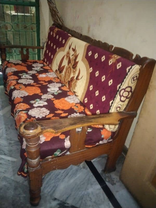 Sofa Set Wood 1