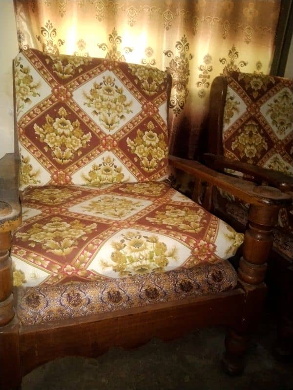 Sofa Set Wood 5