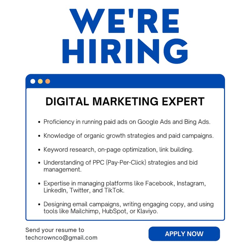 Freelancing Digital marketer Apps and Software Developer Required 1