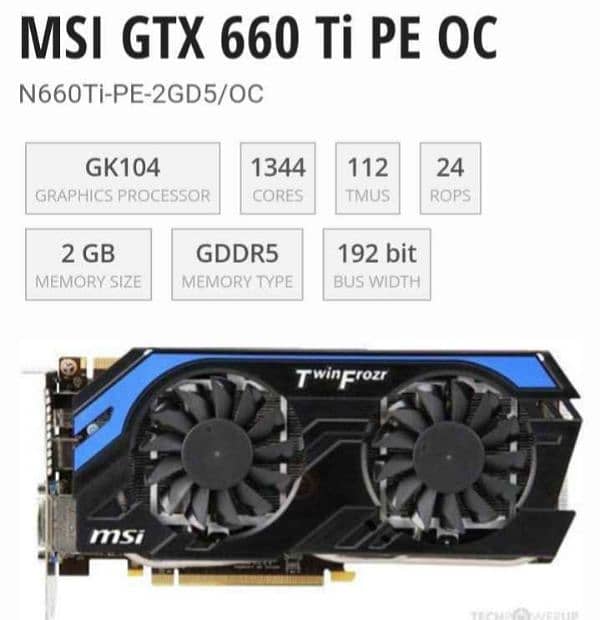 GTX 660TI ( 2GB ) 3