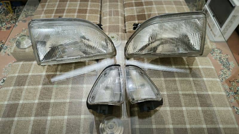 Toyota Starlet EP70 EP71 1986 1988 Front Headlights Forsale 0