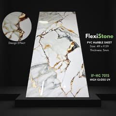 Flexistone sheet (Marble PVC sheet) ,wpvc fluted penel,rock penel