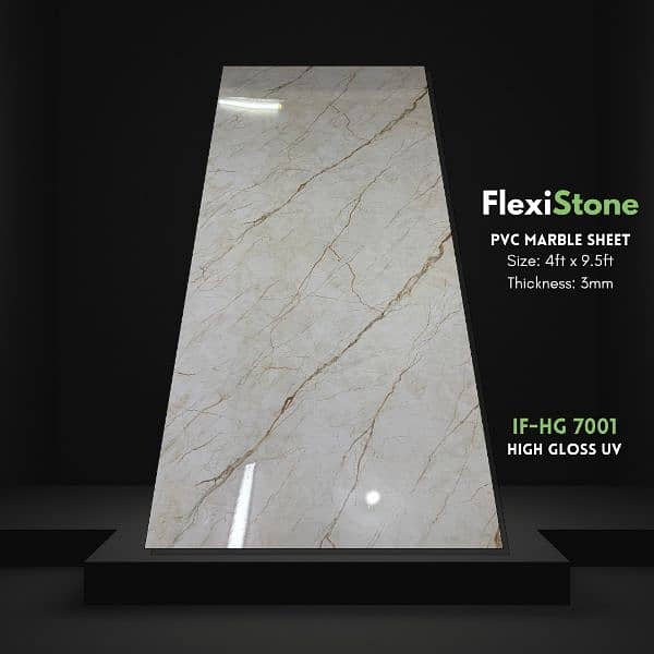 Flexistone sheet (Marble PVC sheet) ,wpvc fluted penel,rock penel 3